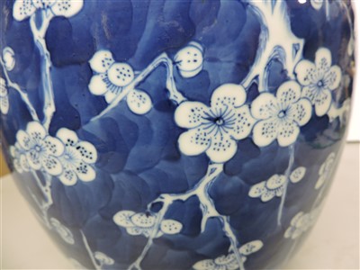 Lot 112 - A Chinese blue and white ginger jar