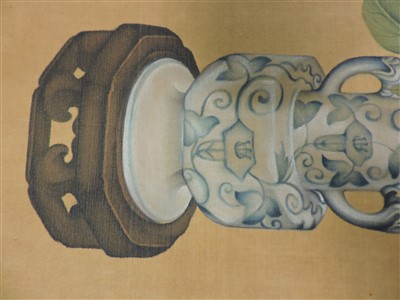 Lot 88 - A Chinese gouache painting