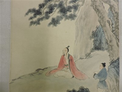 Lot 87 - A Chinese hanging scroll