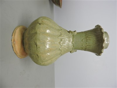 Lot 37 - A blue and white kendi, a qingbai vase and a Vietnamese bowl
