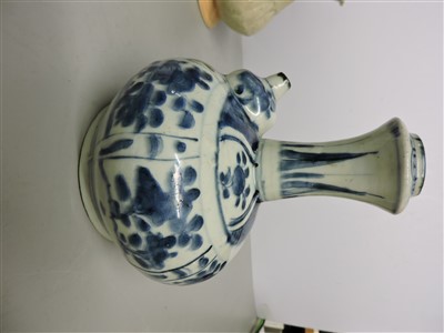 Lot 37 - A blue and white kendi, a qingbai vase and a Vietnamese bowl