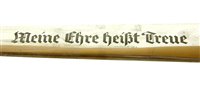 Lot 147 - A 1936 pattern Nazi SS dress dagger