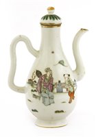 Lot 122 - A Chinese famille rose ewer and cover