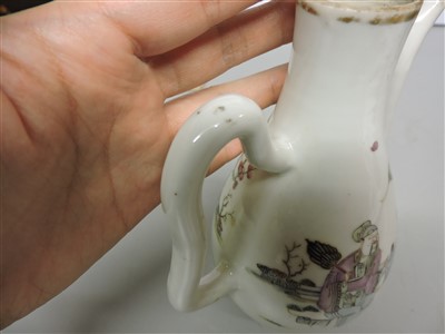 Lot 122 - A Chinese famille rose ewer and cover