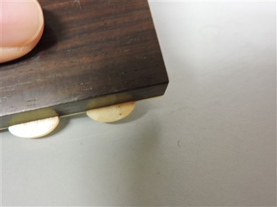 Lot 355 - Two Japanese ivory Shibayama bezique markers