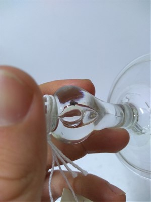 Lot 207 - An 18th century Kit Kat-type wine glass