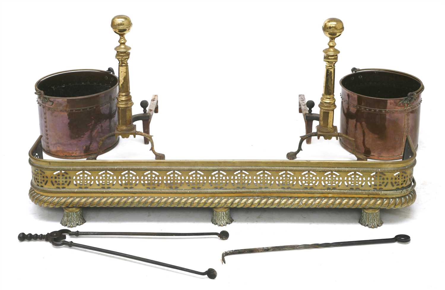 Lot 161 - Fireplace furniture