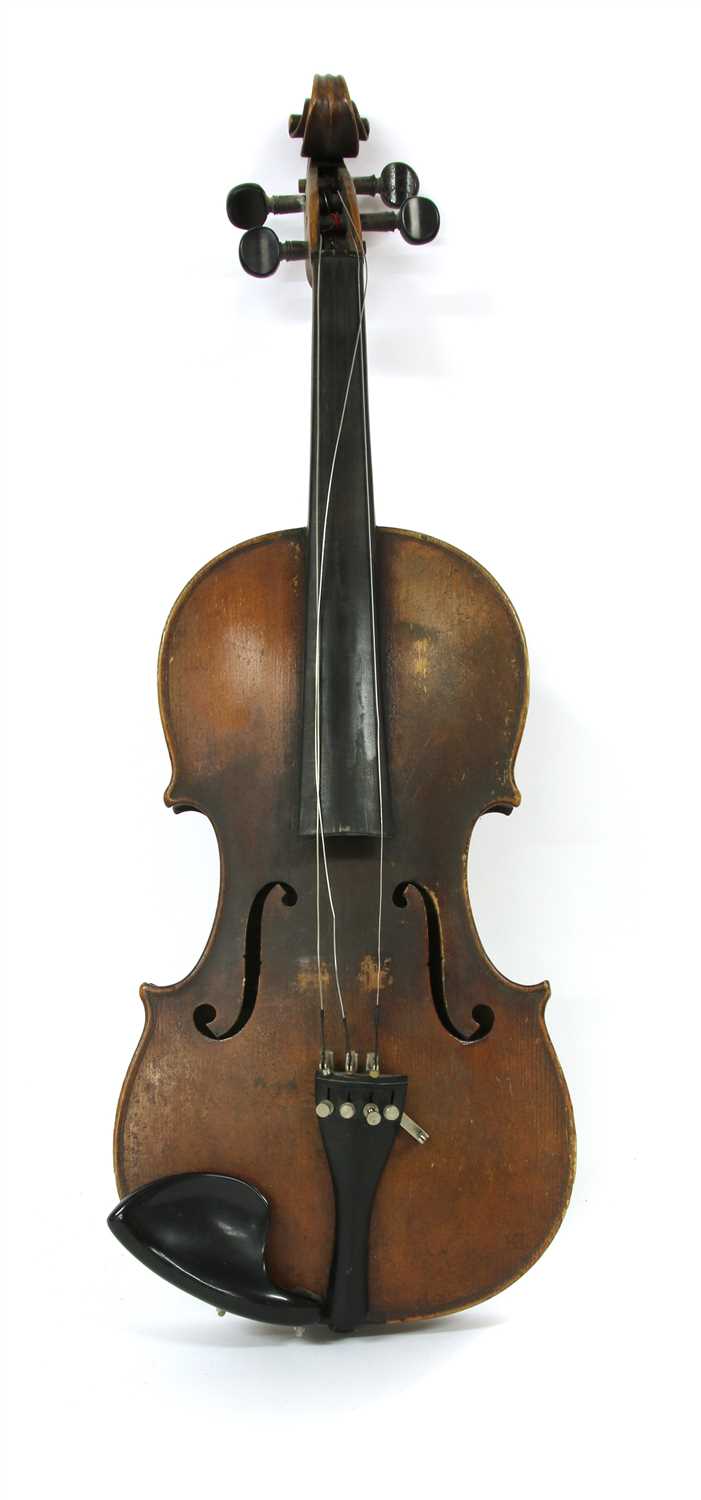 Lot 414 - A 19th Century Continental violin