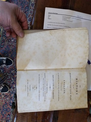 Lot 63 - 1- Clarendon’s History of the rebellion and civil wars in England