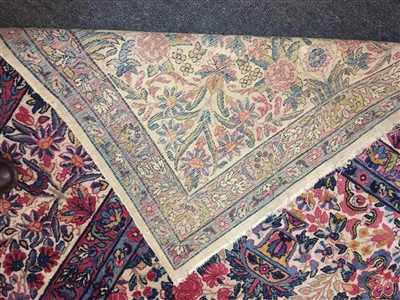 Lot 36 - A Kirman carpet