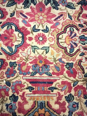 Lot 36 - A Kirman carpet