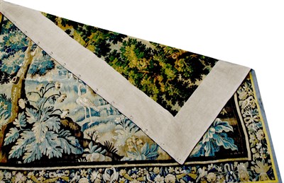 Lot 1 - A Flemish verdure tapestry