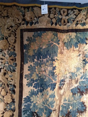Lot 1 - A Flemish verdure tapestry