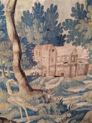 Lot 1 - A Flemish verdure tapestry