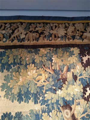 Lot 1 - A Flemish verdure tapestry