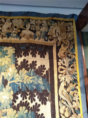 Lot 1 - A Flemish verdure tapestry
