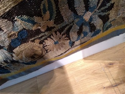 Lot 1 - A Flemish verdure tapestry
