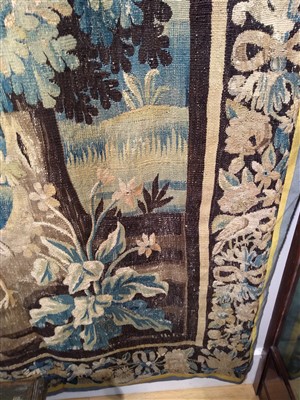 Lot 1 - A Flemish verdure tapestry