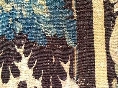 Lot 1 - A Flemish verdure tapestry
