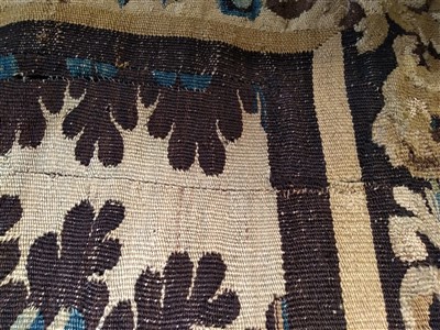 Lot 1 - A Flemish verdure tapestry