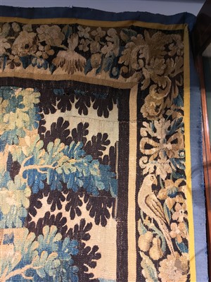 Lot 1 - A Flemish verdure tapestry