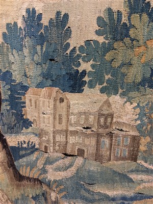Lot 1 - A Flemish verdure tapestry