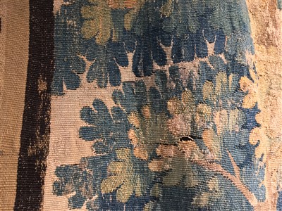 Lot 1 - A Flemish verdure tapestry