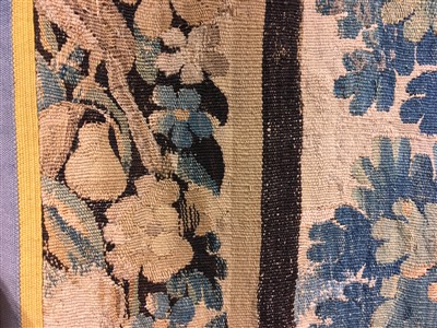 Lot 1 - A Flemish verdure tapestry