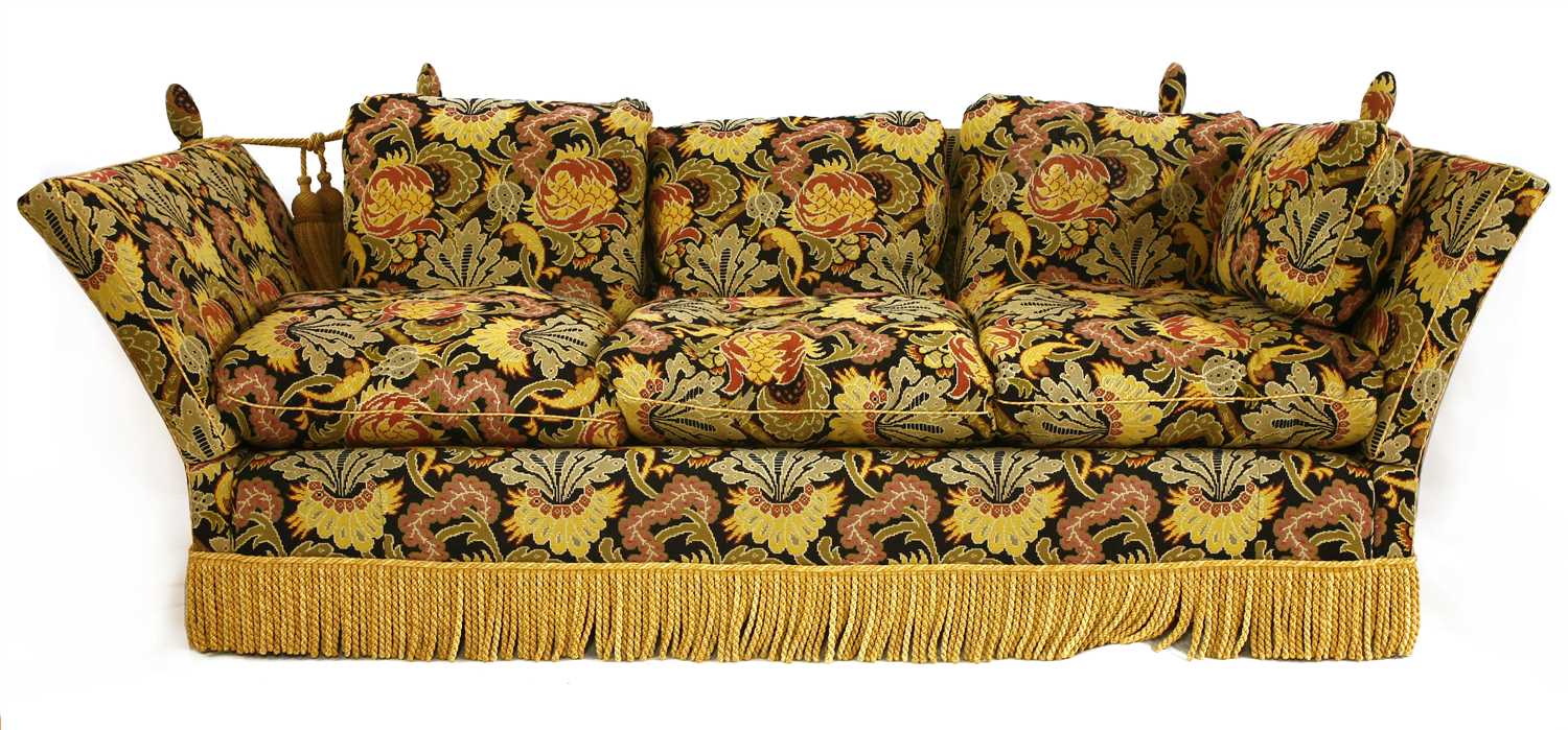 Lot 580 - A large Knole settee