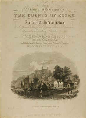 Lot 44 - Wright, Thomas: Various edition of: The History And Topography of the County of Essex