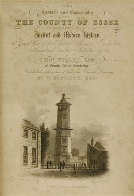 Lot 44 - Wright, Thomas: Various edition of: The History And Topography of the County of Essex