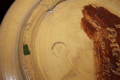 Lot 268 - Two Fulham pottery plates by Quentin Bell (1910-1996)