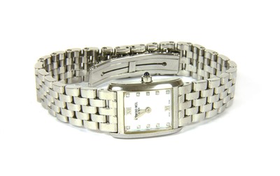 Lot 67 - A ladies stainless steel Raymond Weil quartz bracelet watch