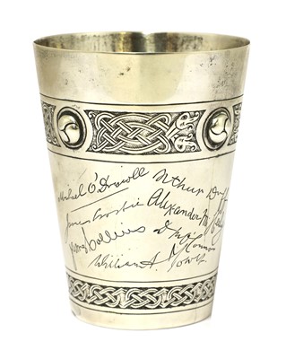 Lot 2 - Irish Republican Interest: a silver beaker