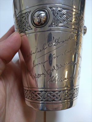 Lot 2 - Irish Republican Interest: a silver beaker