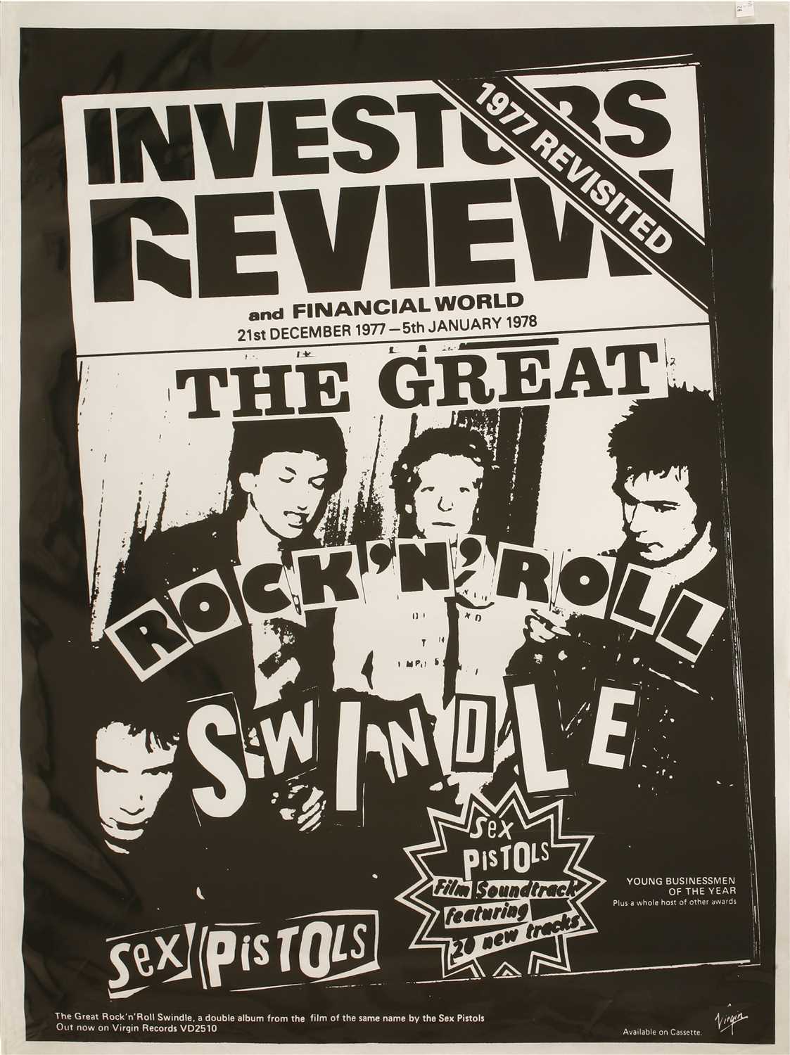 Lot 583 - 'The Sex Pistols - The Great Rock n' Roll Swindle,'