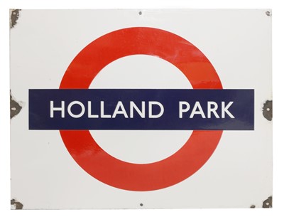 Lot 333 - A Transport For London enamel sign