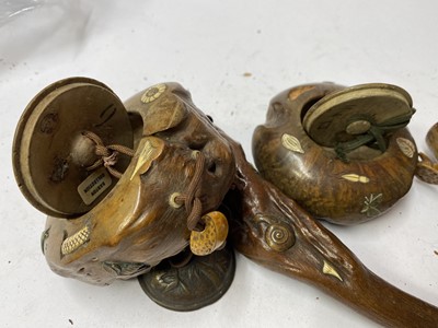 Lot 26 - Two Japanese smoking set, tonkotsu and kiseruzutsu