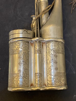 Lot 65 - A collection of four Chinese water pipes