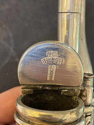 Lot 65 - A collection of four Chinese water pipes