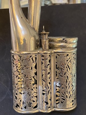 Lot 65 - A collection of four Chinese water pipes