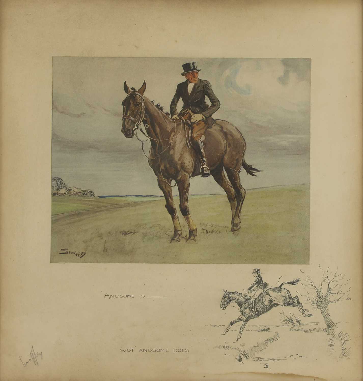 Lot 40 - Charles Johnson Payne, called 'Snaffles' (1884-1967)