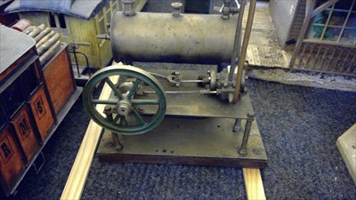 Lot 238 - A W. Stevens Model Dockyard live steam engine