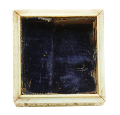 Lot 178 - A Chinese ivory gaming counter box