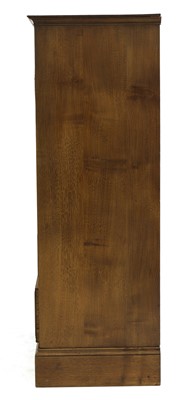 Lot 262 - A chestnut 'owl' cabinet