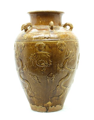 Lot 332 - A Chinese martaban jar