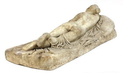 Lot 825 - A 'Sleeping Hermaphroditus' sculpture after the antique
