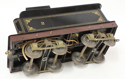 Lot 309 - A 3½in gauge O S Porter 2-6-0 live steam coal fired Mogul locomotive and tender
