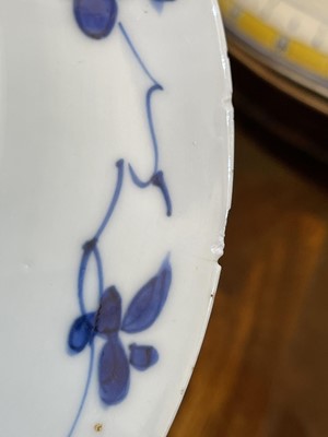 Lot 103 - Eight various blue and white porcelain plates