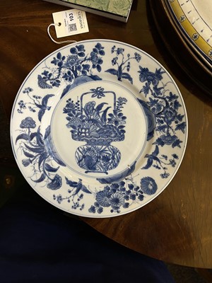 Lot 103 - Eight various blue and white porcelain plates